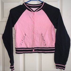 Girls’ varsity-style sweater